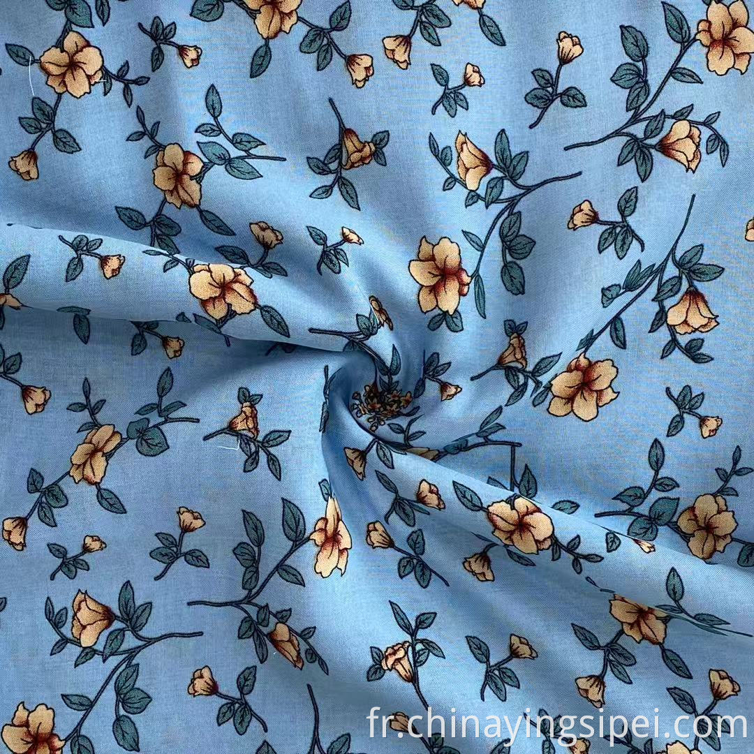 ISP Textile Prix bon marché Faible de style Prix de style 100 Rayon Challis Tissu pour vêtement